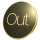 OUT logo