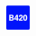 B420 logo