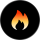 BURN logo