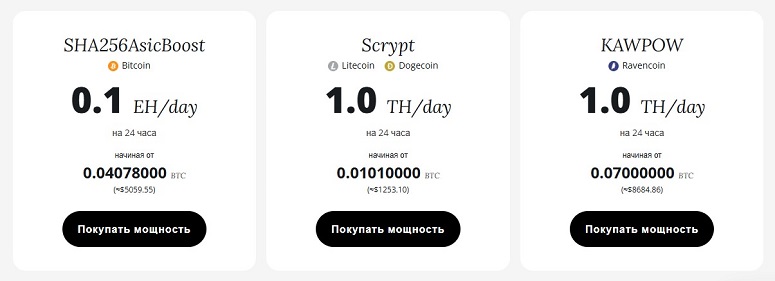 Рынок хешрейта