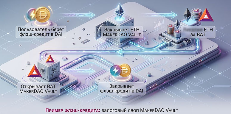 Залоговый своп MakerDAO Vault