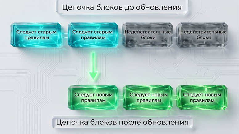 Изменение цепочки