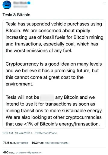 Сообщение в Twitter