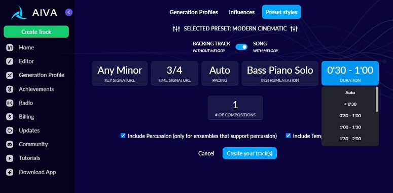 AI-генератор музыки