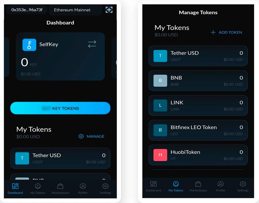 Интерфейс приложения