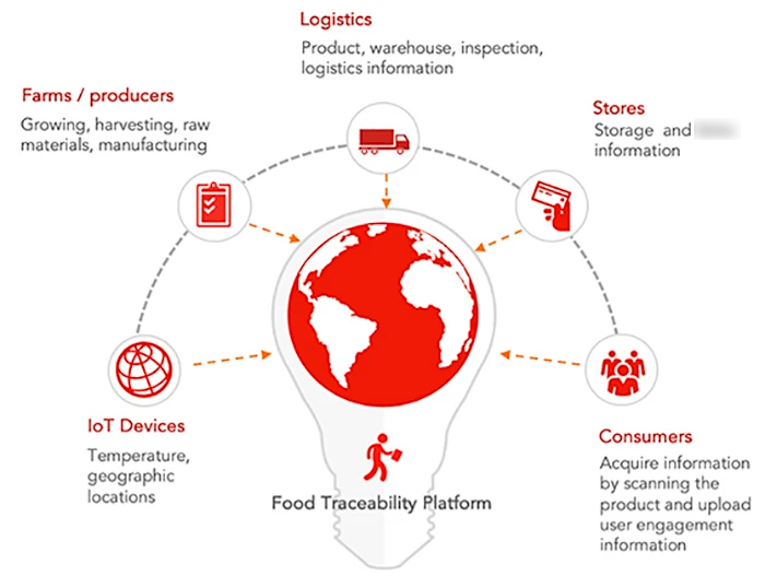 Применение VeChain для пищевой промышленности