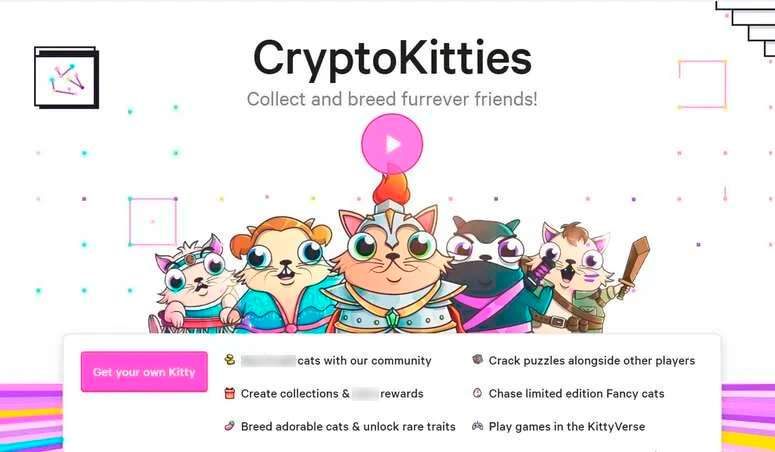 Игра CryptoKitties