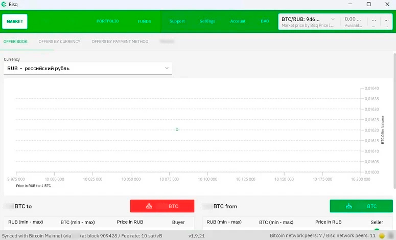 Окно программы