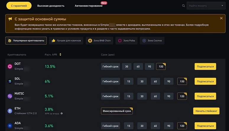 Список продуктов