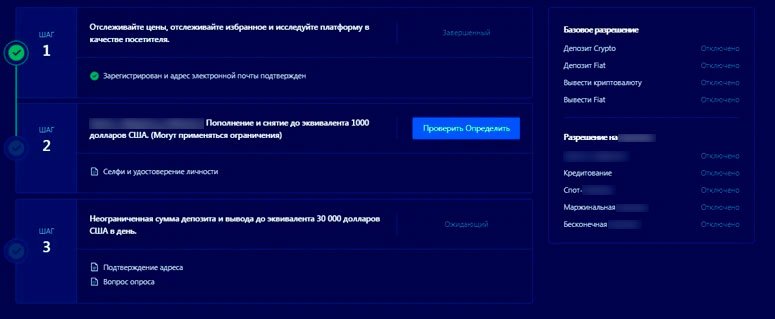 Подтверждение e-mail, личности и адреса