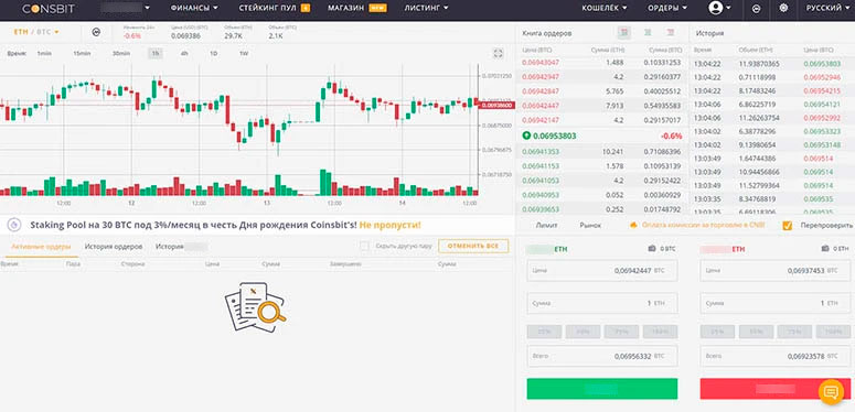 Продвинутый торговый терминал