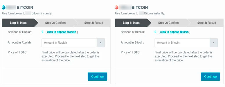 Покупка и продажа BTC за рупии
