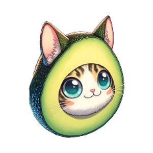 Flying Avocado Cat