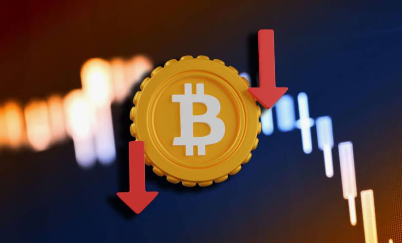 Падение биткоина