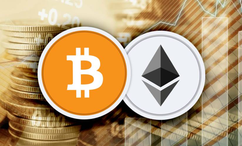 Биткоин и эфир