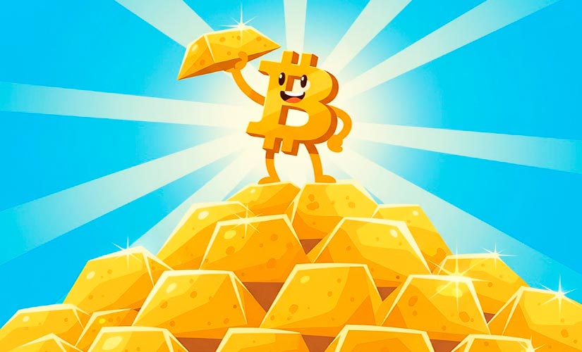 Золото и биткоин