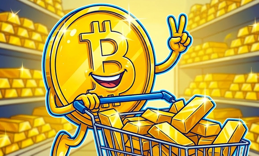 Золото биткоин