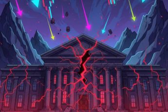 Крах трещина здание