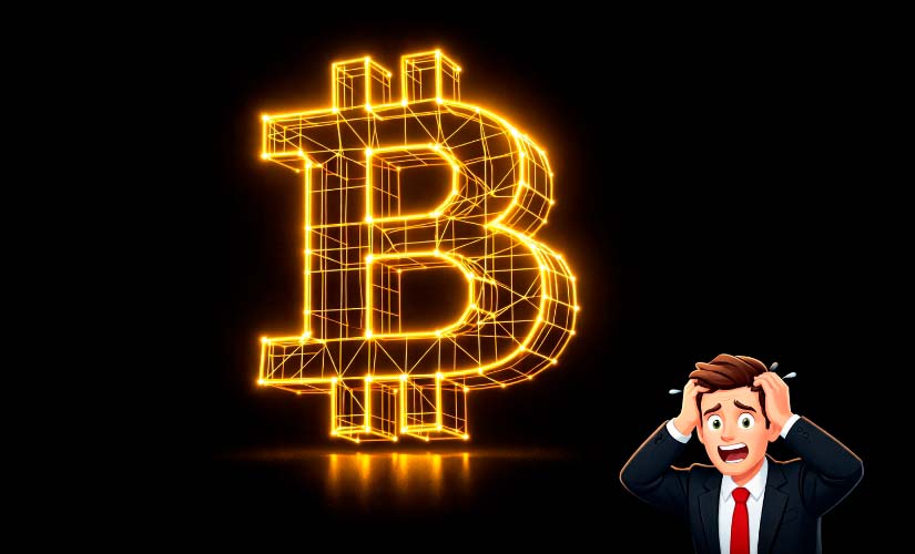 Золотой биткоин