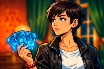 Девушка и карты