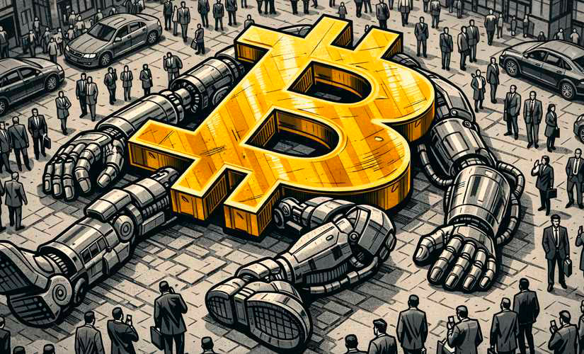 Биткоин и робот