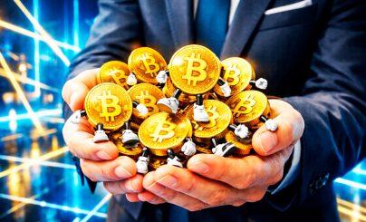 Руки и биткоин