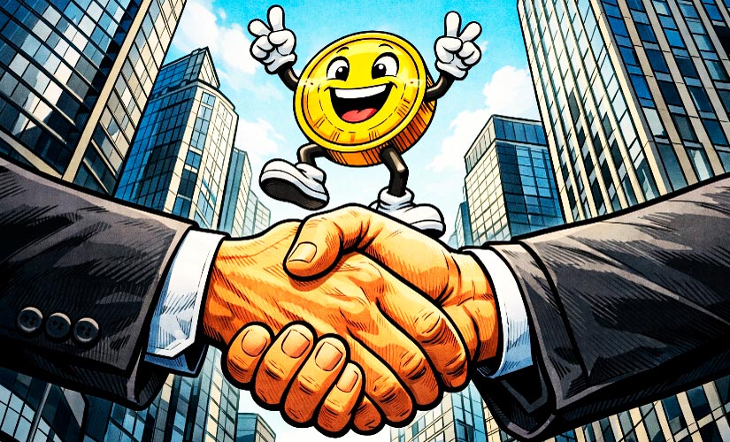 Монета на руках