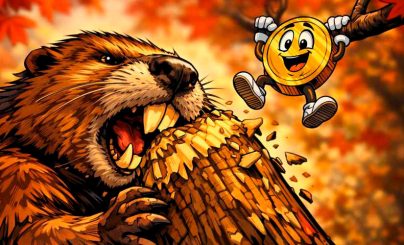 бобер и монета