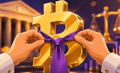 Биткоин в галстуке