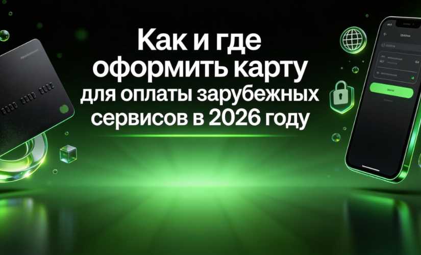 Как и где можно оформить карту для оплаты зарубежных сервисов в 2026 году