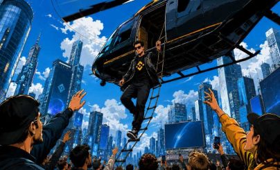 Вертолет и Binance