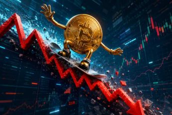 Падение биткоина