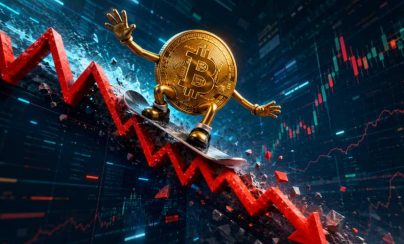 Падение биткоина