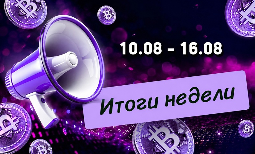 Дайджест криптовалютных новостей за неделю с 10 по 16 августа 2026 года