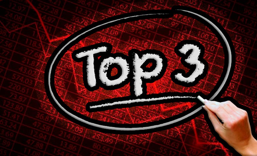 Три самые убыточные цифровые валюты за сутки