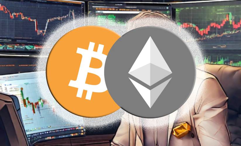 Биткоин и эфир