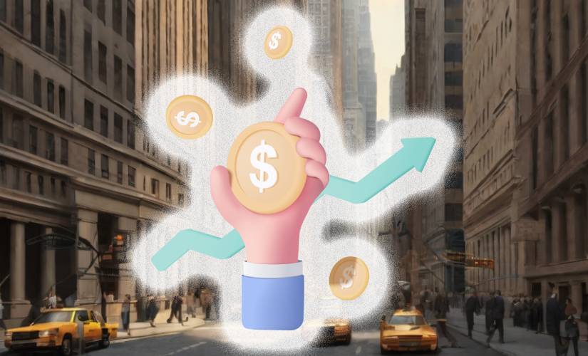 рука деньги