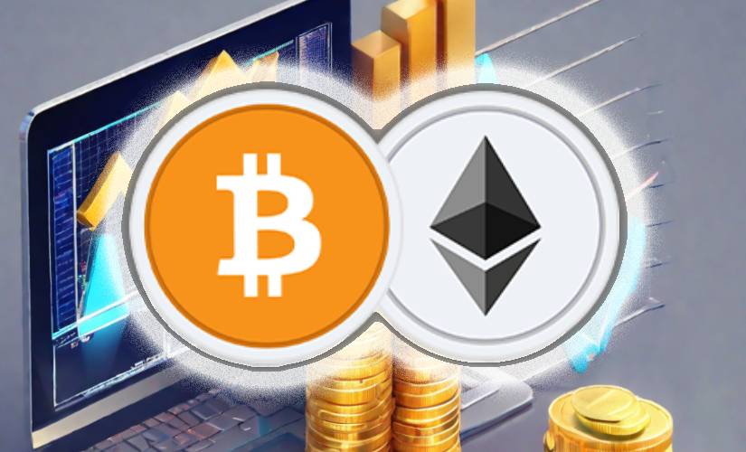Биткоин и эфир
