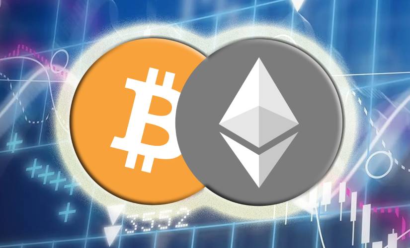 Биткоин и эфир