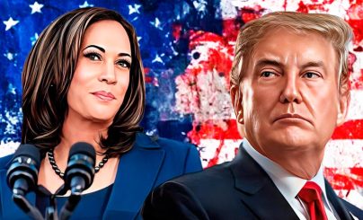 Trump and Harris