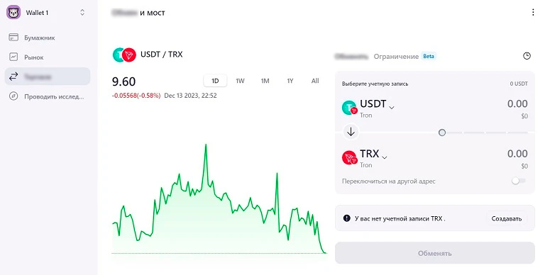 Свопы в хранилище