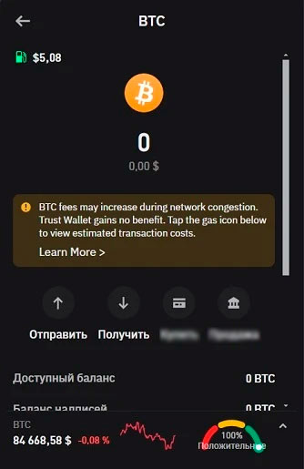 Страница актива